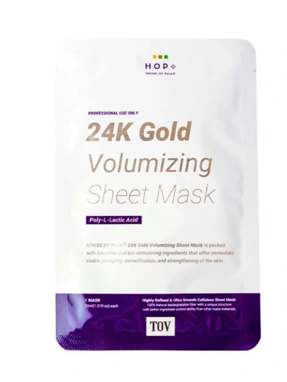 2 HOP / House of PLLA 24K Gold Volumizing Sheet Masks!